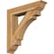 Ekena Millwork Merced Traditional Rough Sawn Bracket w/ Offset Brace, Western Red Cedar, 8"W x 38"D x 38"H BKT0806X38X38MRC01RWR - alternate 1